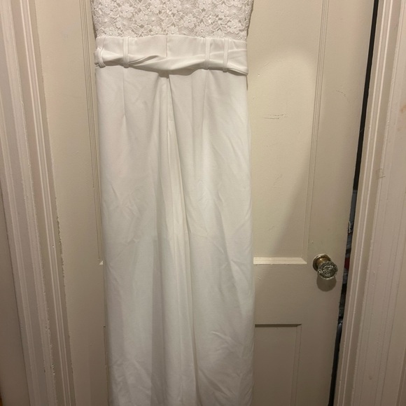 Shelby & Palmer White Lace Jumpsuit - Picture 2 of 4